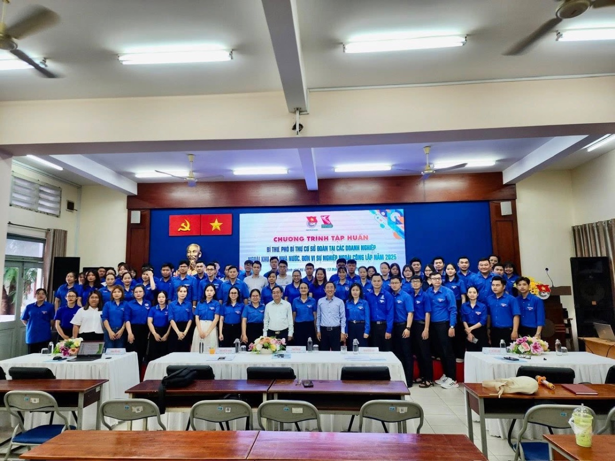 Chương trình tập huấn Bí thư, Phó Bí thư cơ sở Đoàn tại Doanh nghiệp ngoài nhà nước, đơn vị sự nghiệp ngoài công lập năm 2025 diễn ra thành công